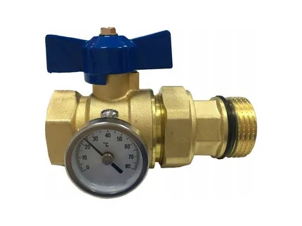 Guľový ventil rovný 1", modrý